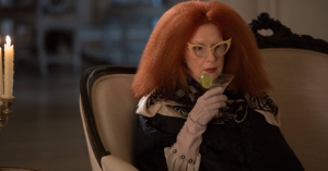 Myrtle Snow is the lovechild of Grace Coddington and Sybill Trelawney, christened at a Balenciaga fashion show. Very Hogwarts meets runway.
